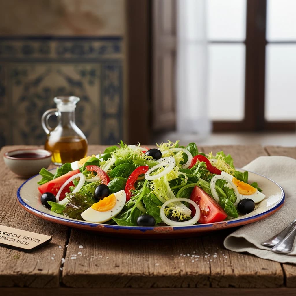 Ensalada mixta tradicional