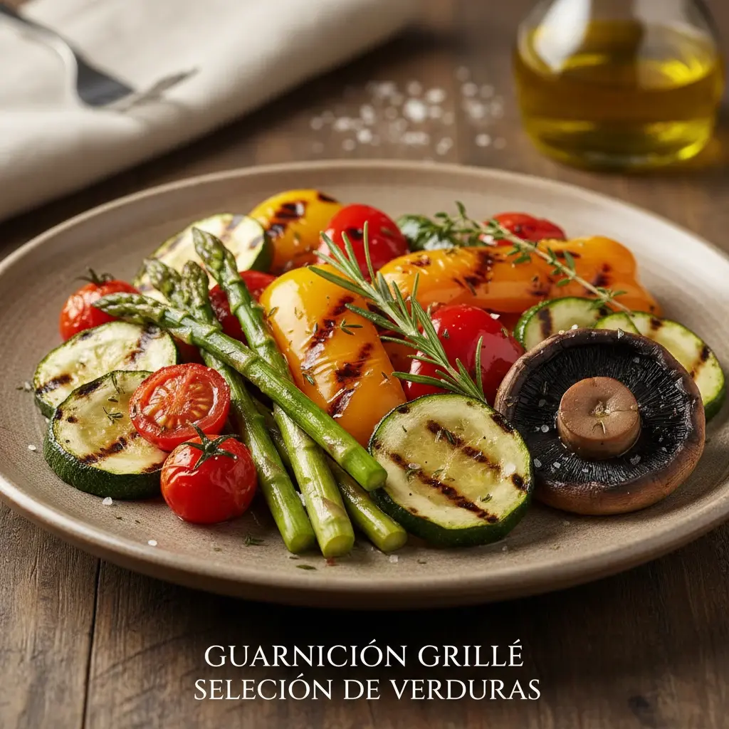 Guarnición grillé selección de verduras