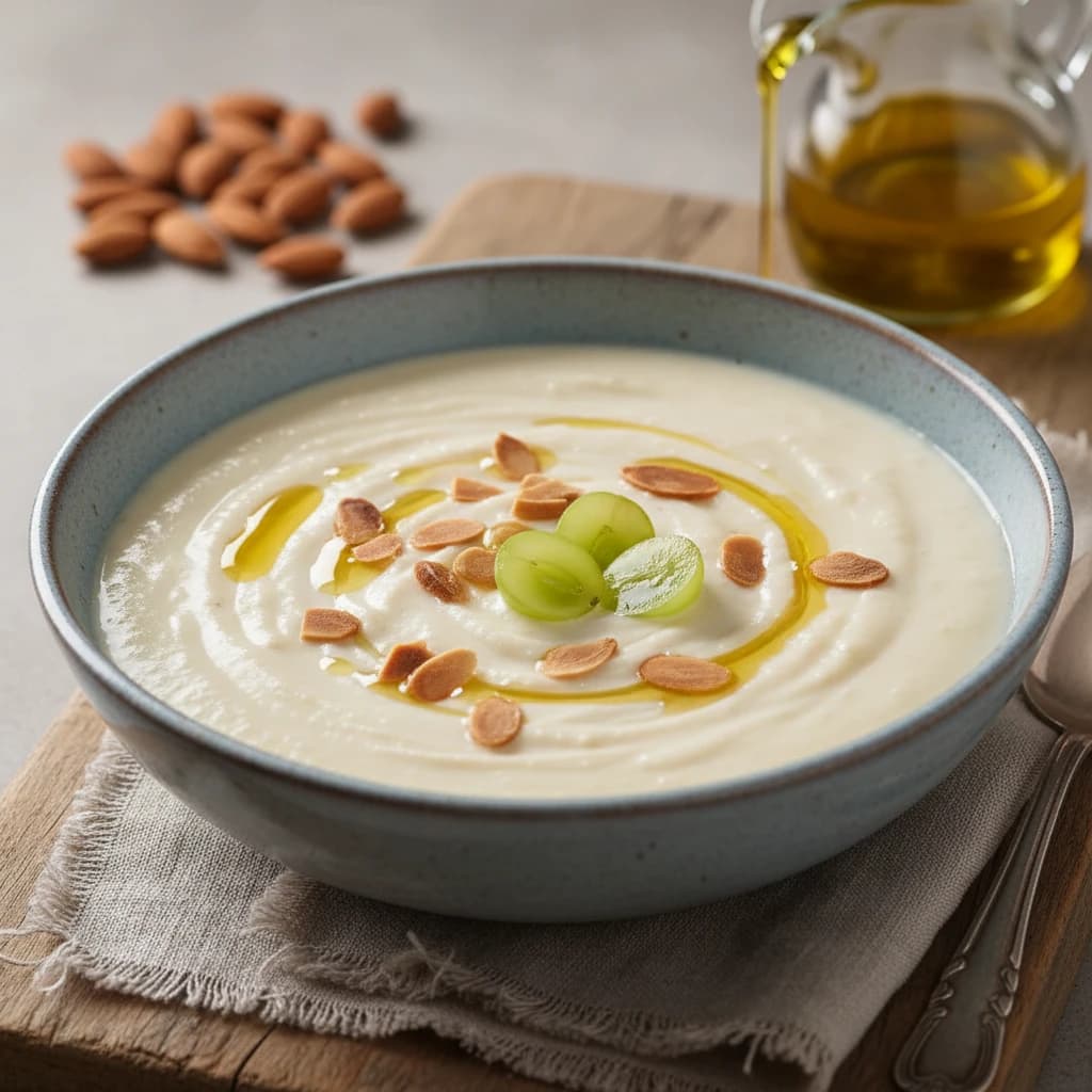 Crema de ajo blanco